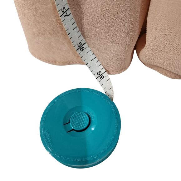 Lulus Crescendo Wrap Dress Blush Pink Maxi Flutter Sleeveless Women's Small - Picture 13 of 15